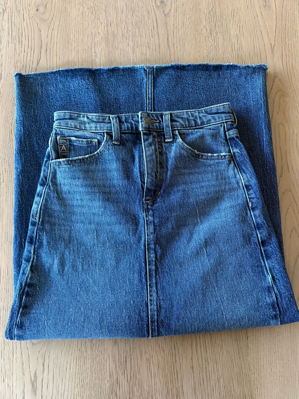 Ariat Jazmine Delia Denim Long Skirt Size 26 Western
